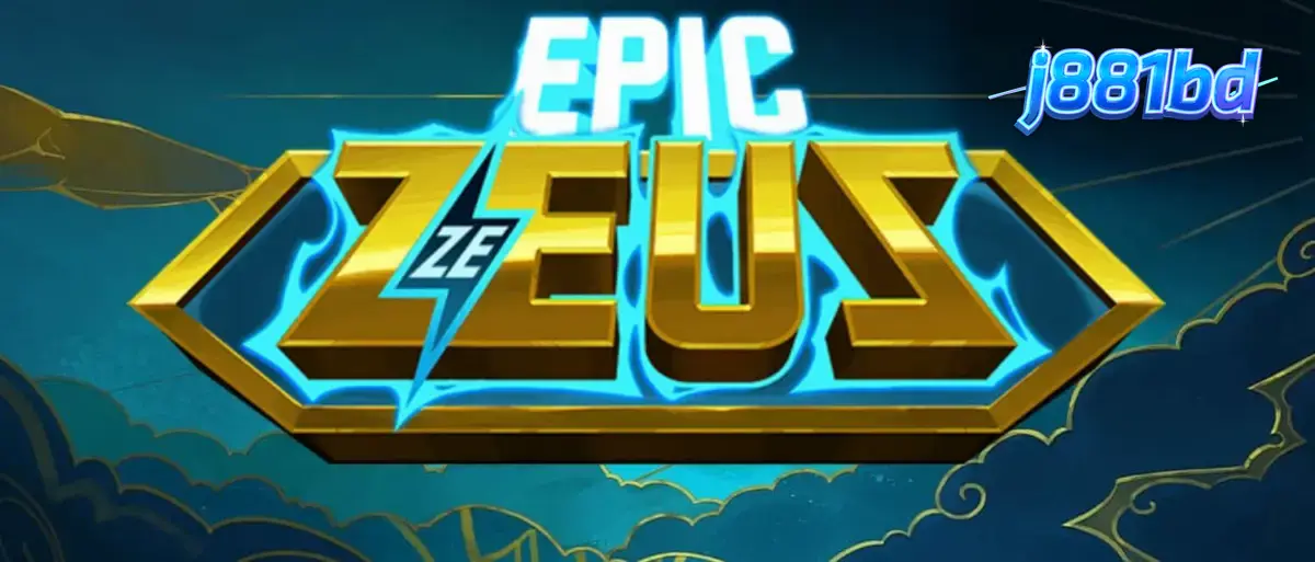 Epic Ze Zeus স্লট গেমের গ্রিক পৌরাণিক থিম এবং জিউসের বজ্রপাতের দৃশ্য