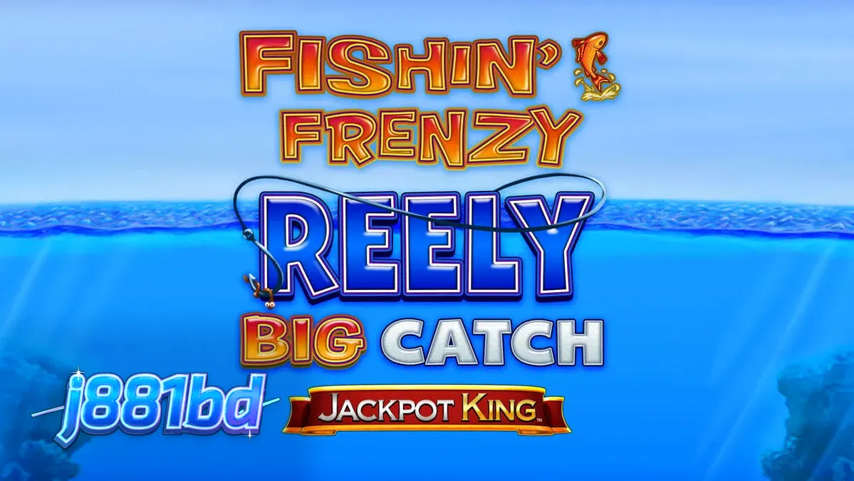 Fishin' Frenzy Reely Big Catch Jackpot King স্লট গেমের ইন্টারফেস